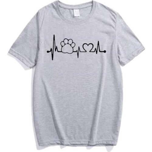 Heart Print Women T Shirt Summer Short Sleeve Casual O-neck T Shirt Fashion Homme Streetwear T-shirts