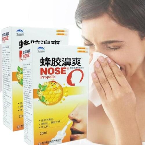 1pc Rhinitis Spray 100% Honey Extract Essence Refreshing Breathing Nose Liquid Sinusitis Nasal Congestion Itchy Allergic Sprayer