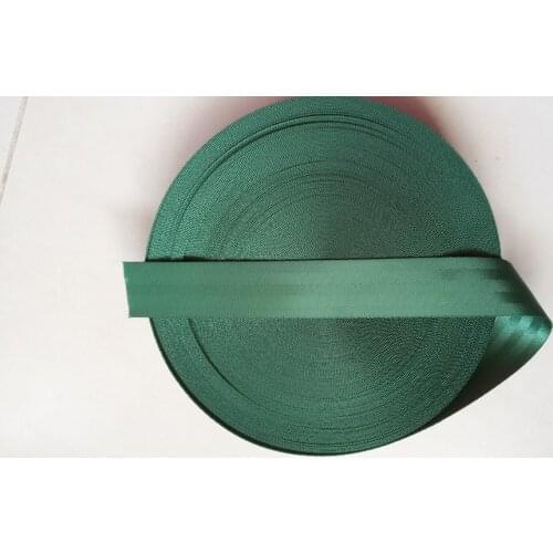 8 meters Roll Seat Belt Webbing Safety Strap green Color 4.8cm Wide 5 Bars