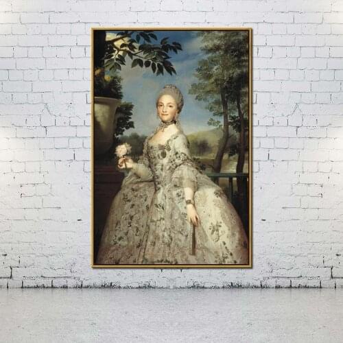 Artcozy Oil Canvas Painting maria luisa de parma For Home Decoration Wall Art