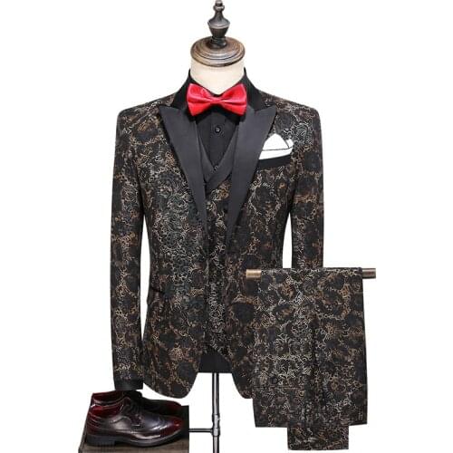 Blazer Slim Masculino Abiti Uomo 2021 Wedding Prom Blazers Single Button for Men Stylish Suit Latest Coat Pant Designs M-5XL