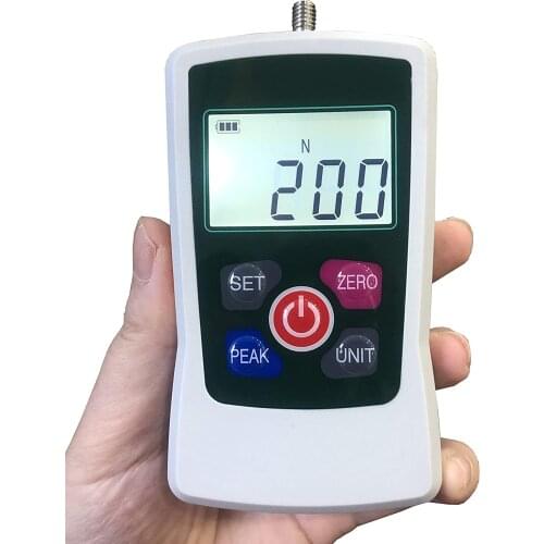 30N Digital Force Gauge Push Pull Gauge Tester Dynamometer with 4 Measurement Units N kg lb Oz