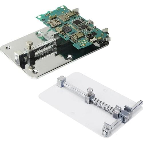 Alloet PCB Board Repair Fixture Holder Work Station Platform Support Clamp Steel PCB Board Soldering Repair Holder
