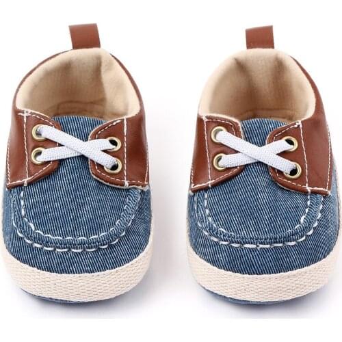 Baby Shoes Newborn Baby Girl Boys Causal Bow Anti-slip Shoes Plaid Patchwork Soft Sole Sneakers Prewalker 0-18M