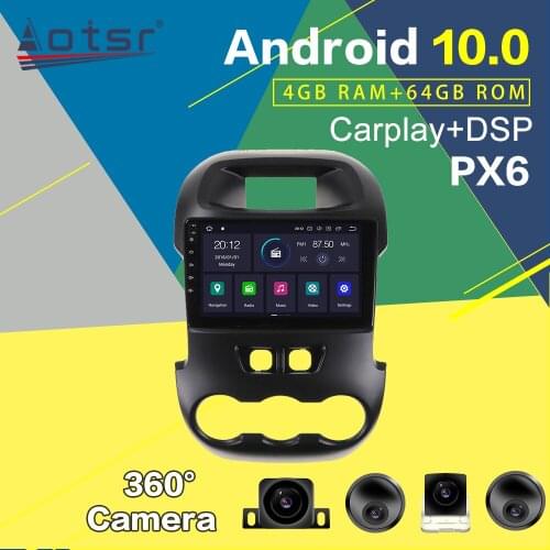 For Ford Ranger F250 2011 2012 2013 2014 Android Radio Car GPS Navigation Unit 4GB 64GB Auto Stereo Head Unit Multimedia Player