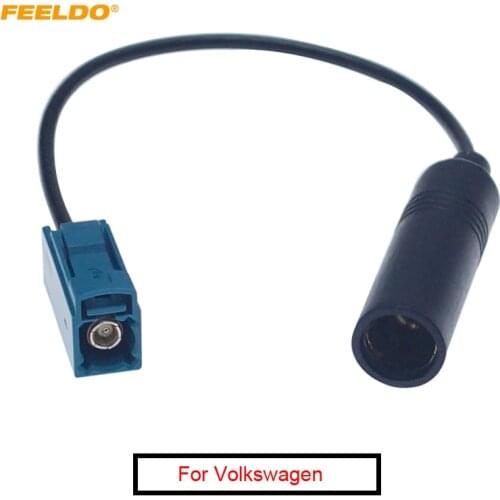 FEELDO 10Pcs Car Aftermarke Radion Antenna Wire Harness Plug For Volkswagen Male to Motorola Female Adapter #AM2019