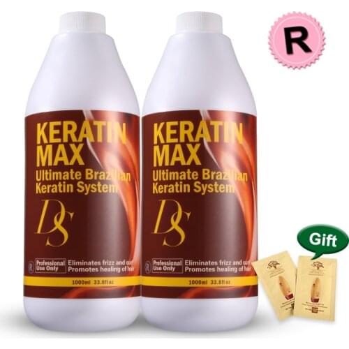 Keratin hair treatment salon 12% formalin brazilian keratin hair treatment straighten&repair damaged hair make shiny&smooth hair