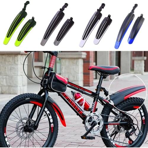 2pcs Bicycle Fenders Set MTB Mud Guard Wings Sturdy Mountain Road Bike Mudguard Front Rear Bicycle Accessories