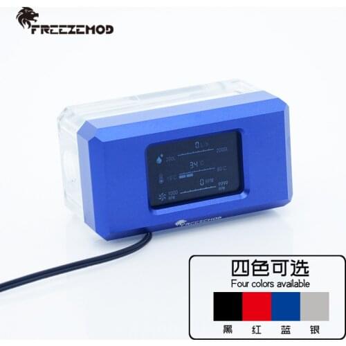 FREEZEMOD computer water cooling 2021 new electronic flow rate thermometer VA LCD screen. LSJ-ZNR