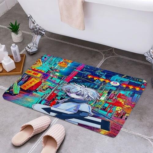 Hunter X Hunter 3D Print Doormats Rectangle Non-Slip DoorMat Bedroom Kitchen Entrance Print Door rugs Dropshipping