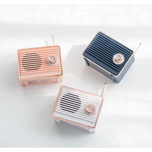 Creative retro small stereo outdoor portable mini Douyin web celebrity gift custom Bluetooth speaker