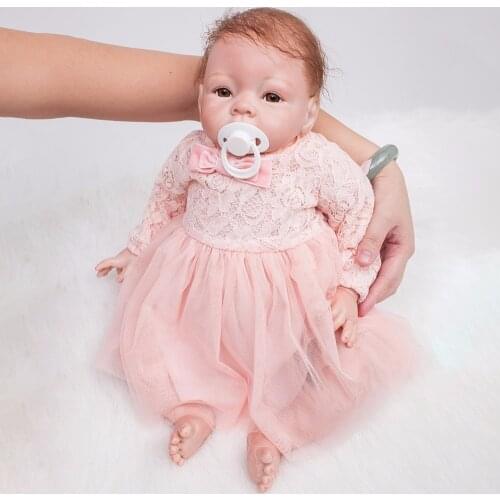 OtardDolls New Bebe Reborn Doll 22inch Silicone Vinyl Reborn baby dolls Lifelike Bonecas reborn toddler Toys for Girls Gift