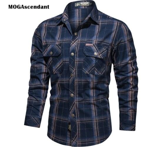 Мужские клечатые рубашки Pave Hawk China At AliExpress