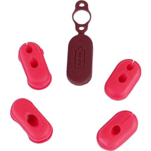 4 Piece Durable And Lightweight Case Silicone Cap For Mi M365 Electric Scooter Charging Port Cover Dust Plug