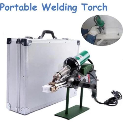 Hot Air Welding Machine LST610A Pipeline Portable Extrusion Plastic Welding Torch Machine Extrusion Type Plastic Welding Gun