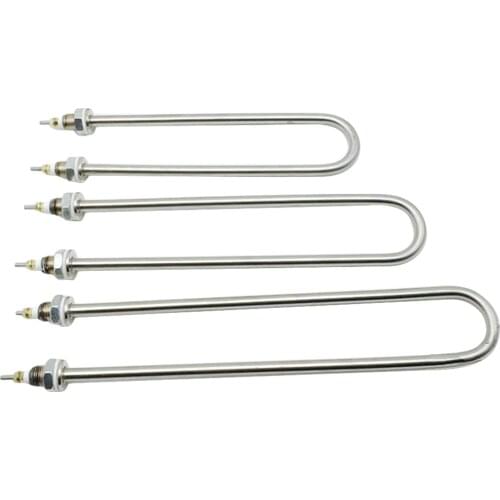 AC380V 2kw-4kw M16 U-shaped Head Water Heating Element U-type heating tube solar/Sauna heating pipe liquid heating rods