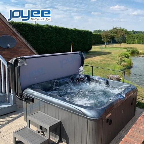 JOYEE High Quality Home Garden Leisure Hydro Luxury Spa Jacuzzi with Air Jets and Filter 5 Person Whirlpool Outdoor Hot Tub