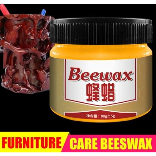 1/2PCS Wood Seasoning Beeswax Household Polishing Furniture Care Wood Cleaning Polished Chairs Cabinets Wear-Resistant Wax