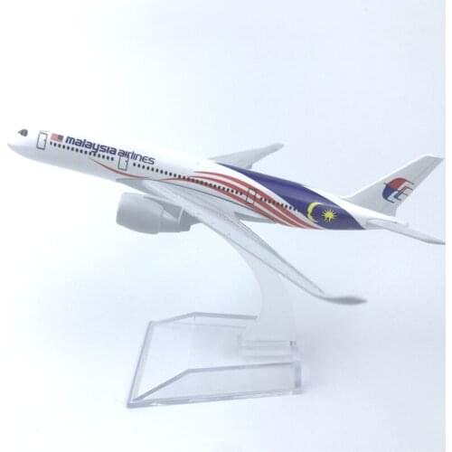 16cm Alloy Aircraft Model Malaysia Airlines Malaysia Airlines 350 Diecast Aircraft Toys Airplane Airliner Kid Gifts Collectible
