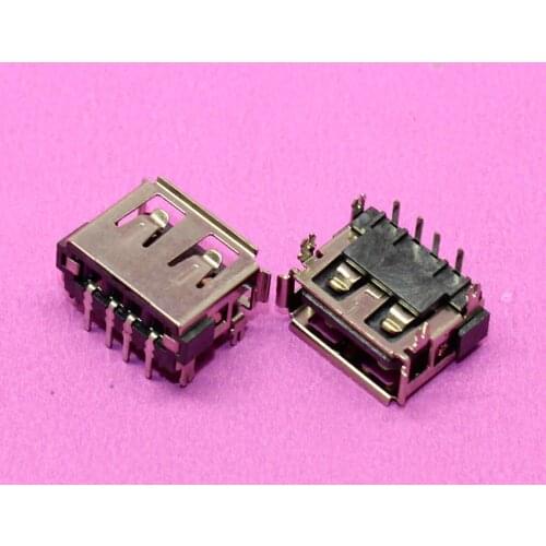2pcs Laptop 2.0 USB Jack Connector Port USB Socket For Toshiba M805D C660 C660D Emachines Acer HP Lenovo Thinkpad L450 L450D