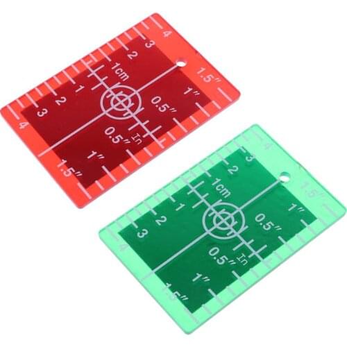 2021 New Targets Card Plate inch/cm for Green and Red Level Targets Plate
