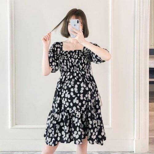 Maternity dresses floral 2020 summer pregnancy clothes women dress plus size vestido de mujer
