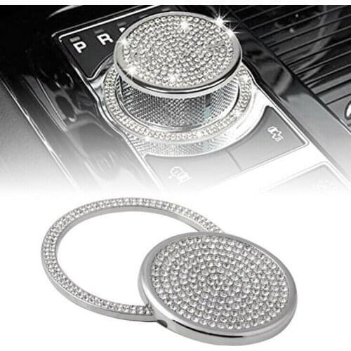 Car Center Control Multimedia Shift Button Knob Cover Trim for Land Rover Jaguar XF XE XJ