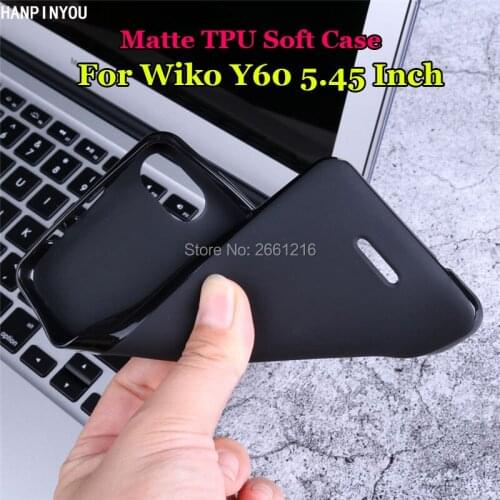 Phone Case For Wiko Y60 5.45" Slim Soft TPU Rubber Case Gel Comfortable Matte Protection Silicone Protective Cover Shell