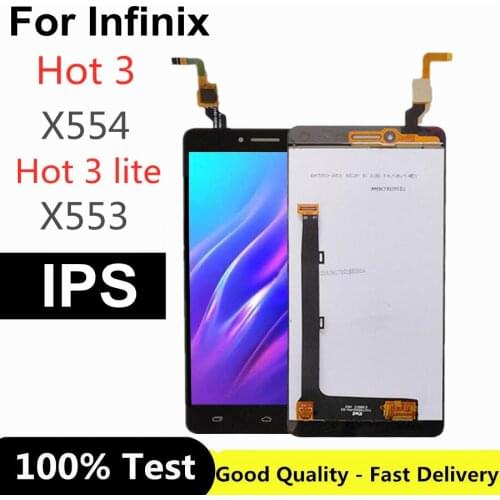 For Infinix Hot 3 Hot3 Lite X553 X554 LCD Display Touch Screen Digitizer Assembly Replacement
