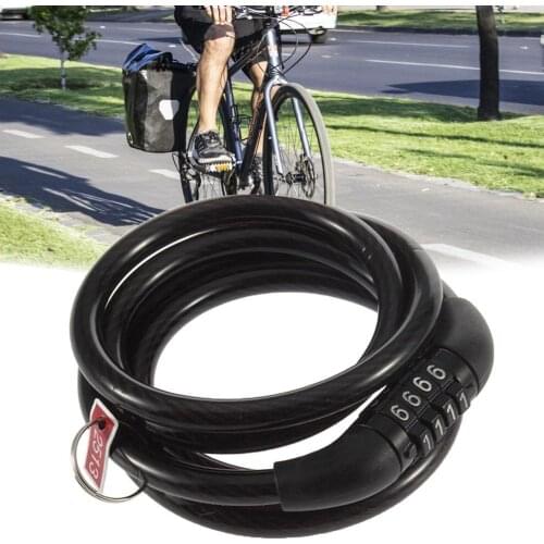 Mountain Bike Bicycle 4 Digit Combination Password Anti-theft Security Lock