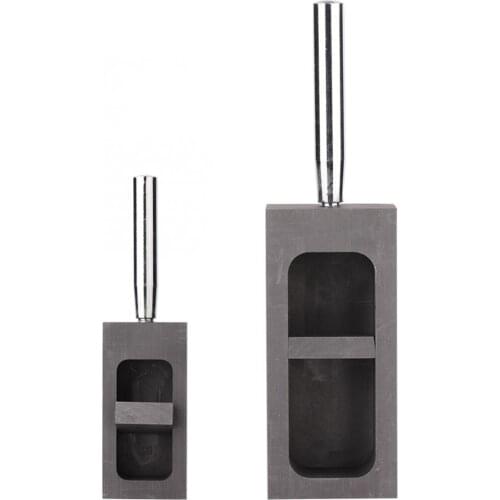 500g/2000g Graphite Casting Ingot Bar Mold Gold Silver Copper Melting Refining