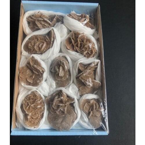 Natural Desert Rose Specimen Quartz Crystal Rough Stone Mineral Specimen Fengshui Stone Home Decoration