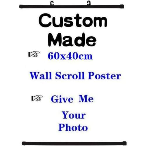 Wall fabric Scroll Poster Custom Made home decor anime posters 60x40cm 100x40cm 150x50cm