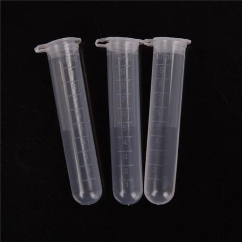 20pcs Sample Test Tube Specimen Tube Lab Supplies Clear Micro Plastic Centrifuge Vial Snap Cap Container For Laboratory