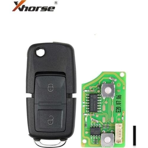 XHORSE XKB508EN Wire Remote Key B5 Style 2 Buttons Work With MINI Key Tool/VVDI2 5pcs/lot
