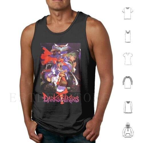 Darkstalkers-Vampire Savior-Dark Stalkers 3 Tank Tops Vest Cotton Darkstalkers Dark Stalkers Vampire Savior Vampire Hunter