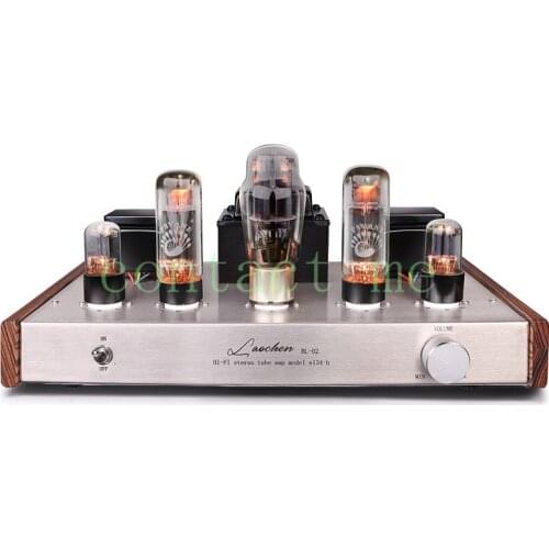 EL34 pure hand scaffolding class A tube amplifier, HIFI fever audio, Input sensitivity 500-2000mV，Frequency response 20Hz--25KH