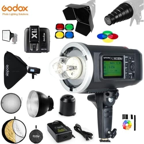 Godox AD600BM Outdoor Flash Bowens Mount GN87 1/8000 HSS Strobe speedlite with X1T-O Wireless Trigger for Olympus