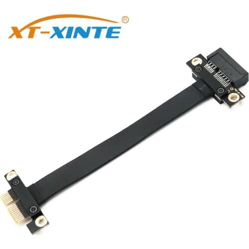 XT-XINTE High Quality PCI-E PCI Express 36PIN 1X Extension Cable with Gold-plated Connector