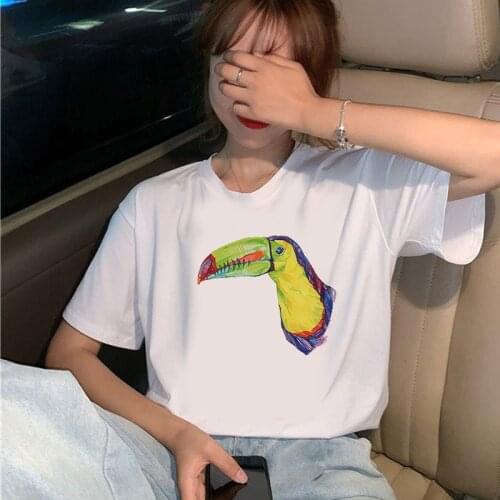 Womens T-shirt Funny Cartoon Coutan Print T-shirt Fashion Top Graphic Female T shirts Clothing Camisas Mujer