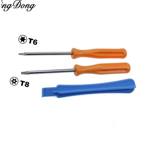 1 set T6 T8 Screwdrivers Repair Tool + Crowbar For Microsoft For Xbox One Elite Controller Replacement LB RB Bumpers Buttons Key