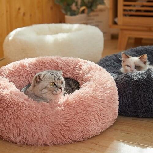 120cm Orthopedic Dog Bed Comfortable Donut Cuddler Round Dog Bed Soft Washable Dog Cat Cushion Pet Bed Cama Para Cachorro