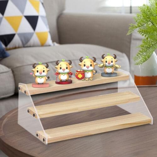 3 Layer Acrylic Nail Polish Display Organizer Manicure Cosmetics Lipstick Perfume Display Stand Clear storage Kitchen sauce rack