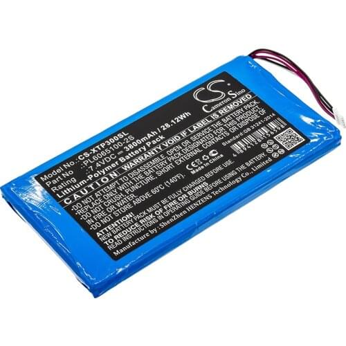 CS 3800mAh / 28.12Wh battery for XTOOL EZ300 Pro, EZ400 Pro, i80 Pad PL6065100-2S