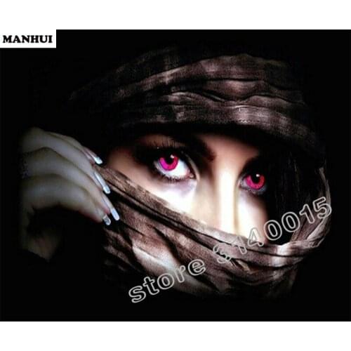 DIY Diamond painting Masked beauty cross stitch Needlework 5D Spuare diamond embroidery resin diamond picture mosaic BEF071