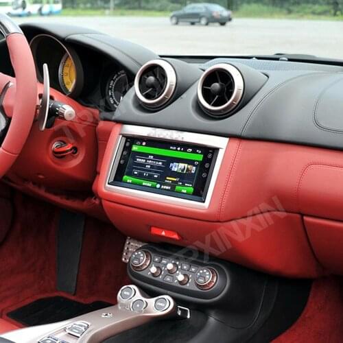 For Ferrari Android 10.0 Car Radio Multimedia Auto Video Recorder DVD Player Navigation Stereo Head Unit GPS 2 din Accessories