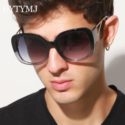 DYTYMJ 2020 Square Sunglasses Men/Women Oversized Sun Glasses for Men Luxury Brand Designer Sunglasses Women Gafas De Sol Mujer