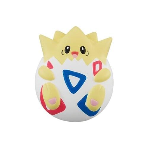 Bandai Genuine Gacha Toys Pokemon Pikachu Togepi Magikarp Ditto Lapras Cute Action Figure Model Toys