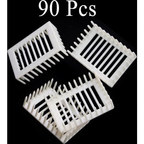 90PCS Queen Needle Type Imprison Bee Tools Cage Plastic Catcher Cell Room Supplies Isolation Box Beekeeping Apiculture Equipment