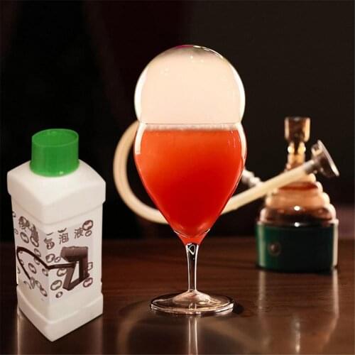 Cocktail Smoked Gun Bubble Water Molecular Gaiters Smoked Set Cocktail Smoke Pipe Host Bubble Drinking Water Smoking Bar Tool